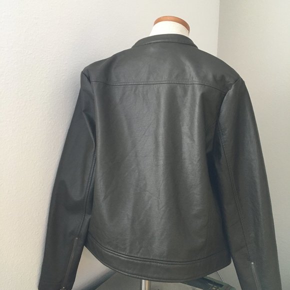 Levi's Dark Green Moto Jacket - Picture 5 of 8